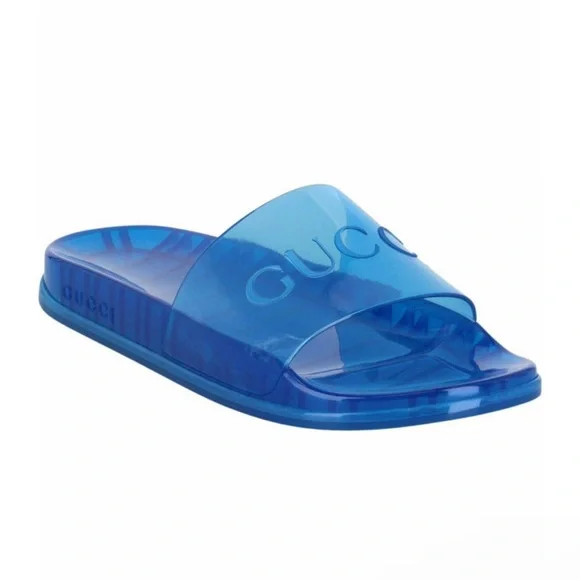 Gucci Printed Clear Sandals